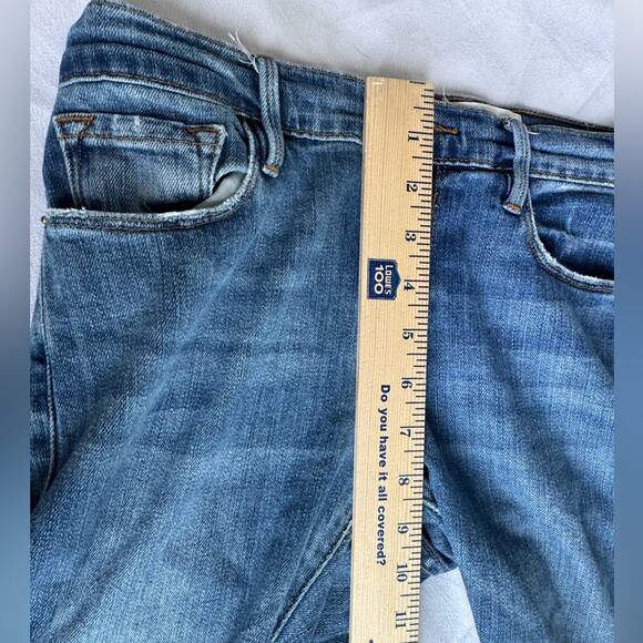 Frame Denim Le Garcon Boyfriend Jean in Cooper size 25 or 2 cotton distressed - Picture 12 of 15